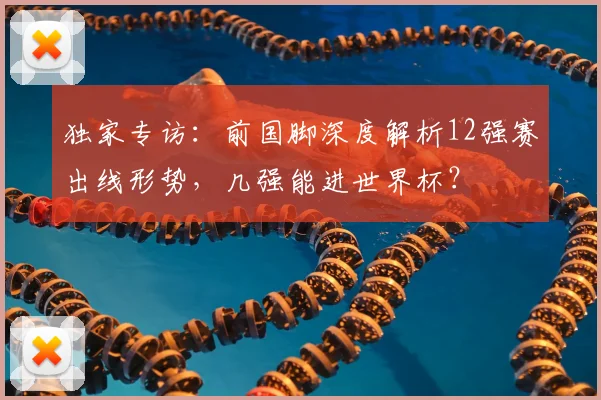 独家专访:前国脚深度解析12强赛出线形势,几强能进世界杯?